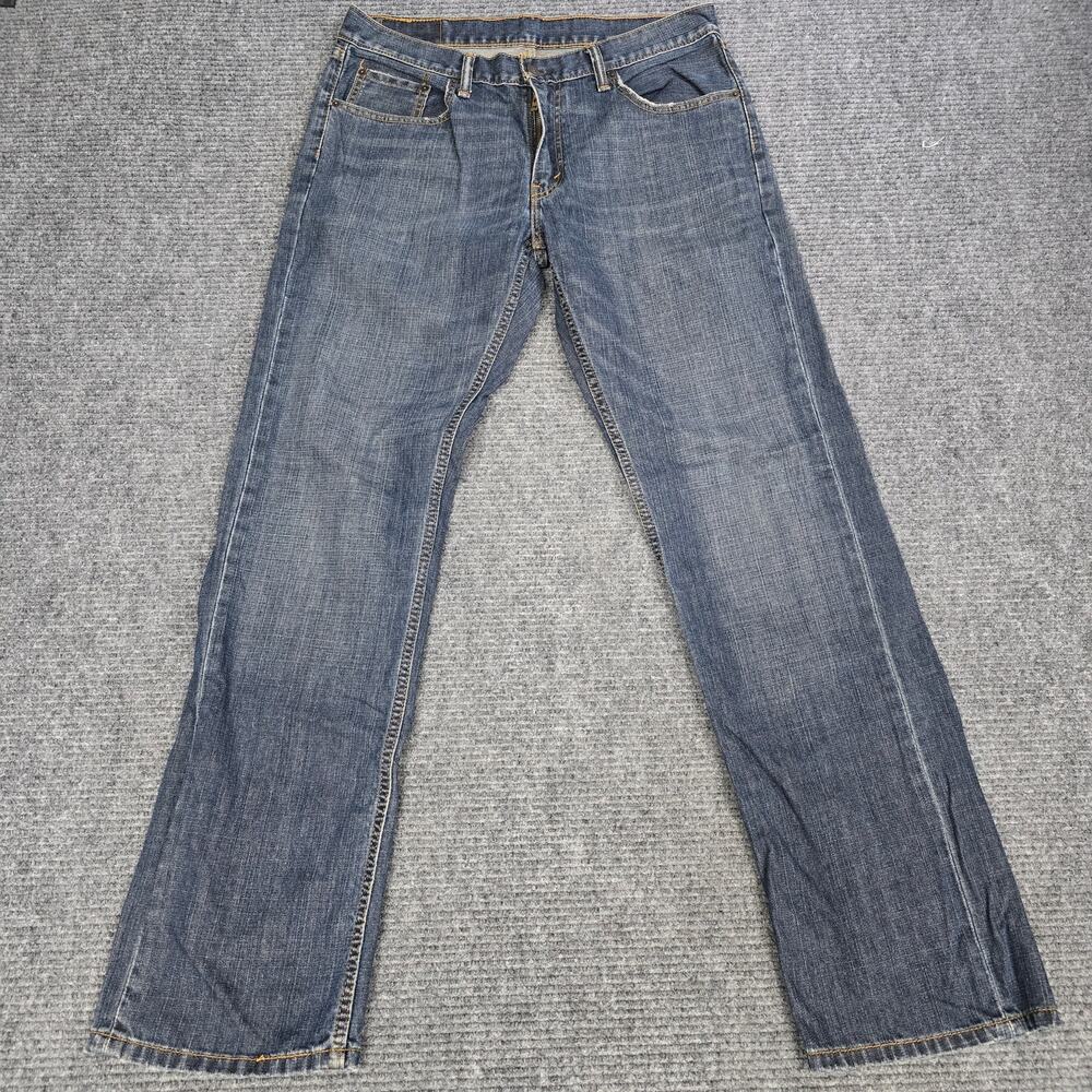 Levi's 559 Jeans Mens 34x34 Blue Relaxed Straight 100% Cotton Denim